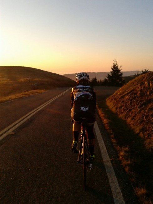 Picture the boss man took. Always love riding with my coach .